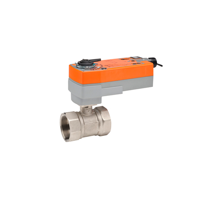 B277+AFRB24 | Conjunto de Válvula de controle CCV, 2 vias, 3", Cv 70 + Atuador com retorno por mola On/Off 24V